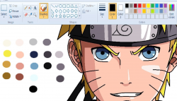 Drawing Anime on Paint - Naruto Speedpaint - YouTube