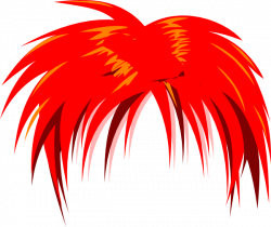 Anime Hair Red Clip Art at Clker.com - vector clip art online ...