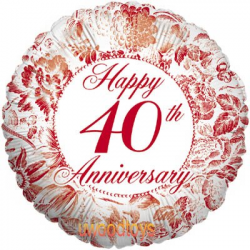 40th Work Anniversary Clipart Best 40 Year Wedding Anniversary ...