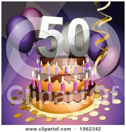 Happy 50th Birthday Clip Art | Clipart 3d 50th Birthday Or ...