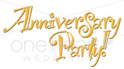 Clipart Anniversary Party | Wedding Anniversary Clipart