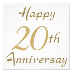 20th Business Anniversary Clipart