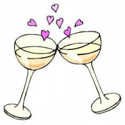 Wedding Champagne Flutes Clipart - Free Clip Art Images | Happy ...