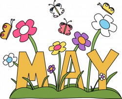 Free Month Clip Art | Month of may Flowers Clip Art Image - the word ...