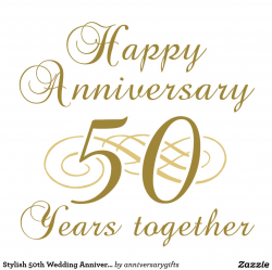 Happy 50th Wedding Anniversary Clipart