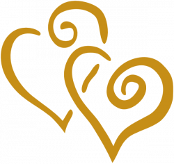 Gold Hearts Clip Art at Clker.com - vector clip art online, royalty ...