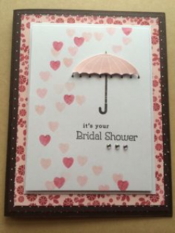 Wedding shower card to create a graceful wedding card design with ...