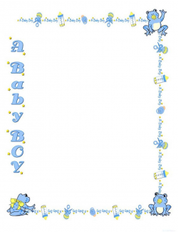 Free Baby Shower Border Templates - Cliparts.co | Baby shower ...