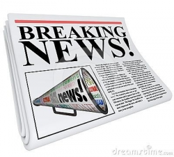 Unique Announcement Clipart Breaking News Newspaper Front Page ...