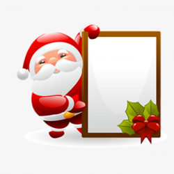 Santa Claus publicity card, Cartoon, Free Christmas Pull Material ...