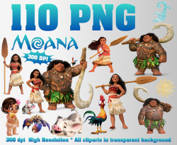 Moana Clipart 110 PNG 300 Dpi Transparent background