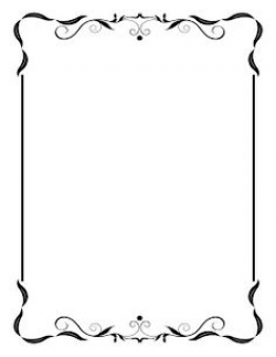 borders and frames | Simple Elegant Black Frame 2 - Free Clip Art ...
