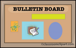 School Bulletin Board Clipart