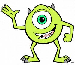 Mike Wazowski Eye Clip Art | Walt Disney Pixar Monsters, inc ...