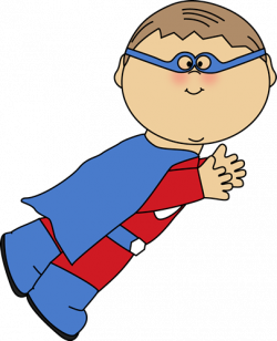Superhero Boy Flying- Lots of other great clip art on this site ...