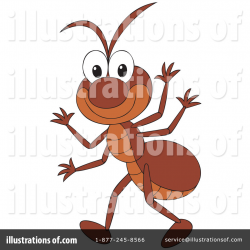 Ant Clipart #38884 - Illustration by Alex Bannykh