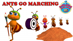 The Ants Go Marching Song with Lyrics - Nursery Rhymes For Kids ...