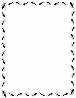 Printable ant border. Free GIF, JPG, PDF, and PNG downloads at http ...