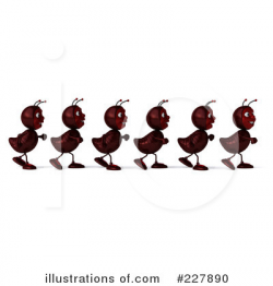Ant Character Clipart #227890 - Illustration by Julos