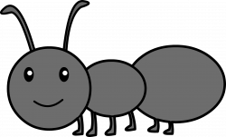 Cute Black Ant Clipart - Free Clip Art