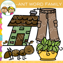Word family clip art , Images & Illustrations | Whimsy Clips