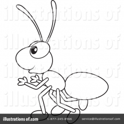 Ant Clipart #1229239 - Illustration by Alex Bannykh