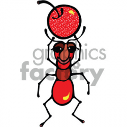 Royalty-Free red cartoon ant clipart 405243 vector clip art image ...