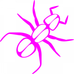 Ant Outline Pink Clip Art at Clker.com - vector clip art online ...