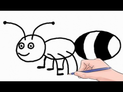 How to Draw an Ant Easy Step by Step - YouTube