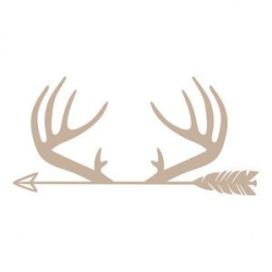 Antlers arrow | Silhouette design, Antlers and Arrow