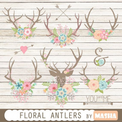 Floral antlers: 