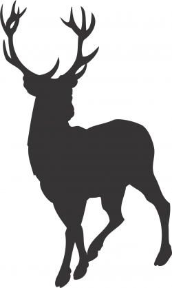 Free download Stag Silhouette Clipart for your creation. | Projects ...
