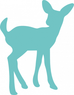 Baby Deer Silhouette Clip Art Clipart - Free Clipart | Creative ...