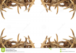 Deer Antler Border Clipart