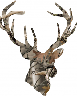 Amazon.com: Camo Deer Head with Antlers Sticker: Automotive