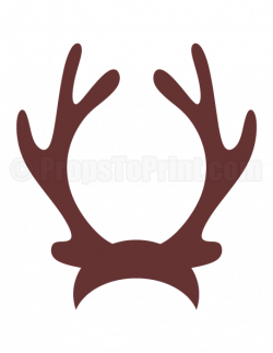 28+ Collection of Reindeer Ears Clipart | High quality, free ...