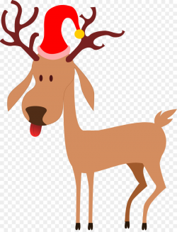 Rudolph Reindeer Santa Claus Clip art - Antler png download - 1476 ...