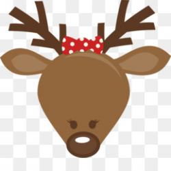 Rudolph Reindeer Moose Antler - Cartoon reindeer headband png ...