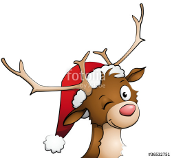 Rudolph The Red Nosed Reindeer Clipart Group (57+)