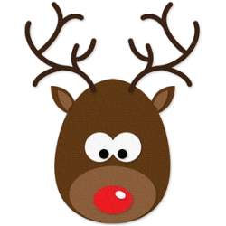 Silhouette Design Store - View Design #34765: rudolph the red-nosed ...