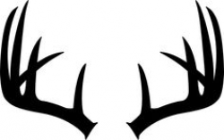 Vector Deer Antler Clip Art Deer Antler by DonaldMorrisGraphics ...