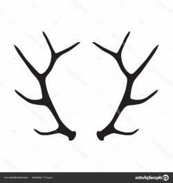 Elk Antler Silhouette Clipart Elk Deer Antler Ydpnu | SOIDERGI