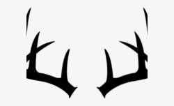 Deer Antlers Clipart Black And White - Brown Deer Antlers ...
