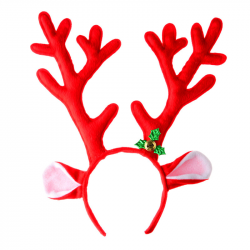 New arrival Santa deer Reindeer Antlers Hat Deer Horn Christmas ...