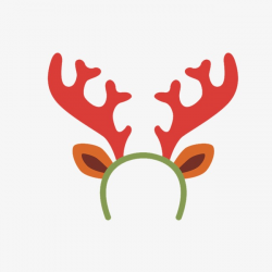 Cartoon Reindeer Headband, Star, Reindeer, Headbands PNG Image and ...