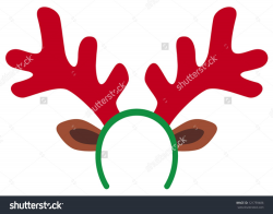 christmas deer antlers clipart - ClipartFox | Christmas Crafts ...