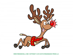 Fresh Rudolph the Red Nosed Reindeer Clipart Collection - Digital ...