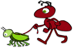 Free Ant Clipart - Black Ants - Red Ants
