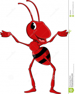 cute-red-ant-cartoon-illustration-30892387.jpg (1030×1300) | Ant ...
