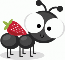 Ant with strawberry | Silhouette design, Ant and Silhouettes